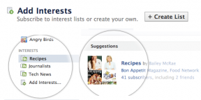 Facebook Plucks At Twitter With Launch Of News Feed Interest Lists