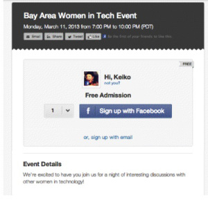 Eventbrite Registration Gets Even Easier With One-Click Sign Ups For Free Events