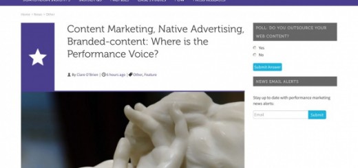 Content Marketing, Native Advertising, Branded-content: Where is the Performance Voice?