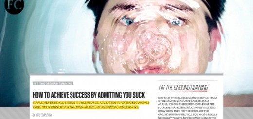 How To Achieve Success By Admitting You Suck