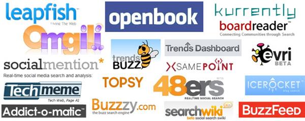 The Ultimate List of Trending, Real Time Search and Social Search Websites