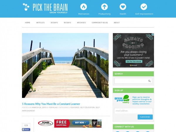http://www.pickthebrain.com/blog/5-reasons-must-constant-learner/